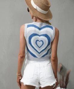 MY Smaibulun | Hearted Sleeveless Knit Crop Top - Blue Grey NEW ARRIVALS 11 MY Smaibulun | Hearted Sleeveless Knit Crop Top - Blue Grey NEW ARRIVALS