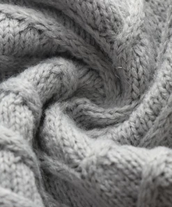 MY Smaibulun | Grey Shoulder Cut-Out Knit Sweater 14 MY Smaibulun | Grey Shoulder Cut-Out Knit Sweater