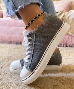 HYHE Shoes Denim Bayshore Canvas Sneakers - EN BLOOM