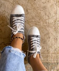 HYHE Shoes Denim Bayshore Canvas Sneakers - EN BLOOM