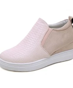 HT Hi-top Contrast Croc-Embossed Sneaker - EN BLOOM Sneaker & Athletic