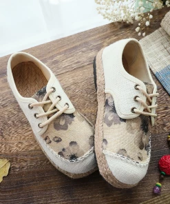 TC New In Shoes Cactus Rose | Linen Floral Dyeing Sneaker - Women