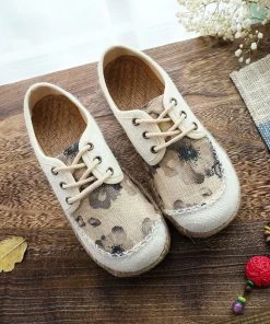 TC New In Shoes Cactus Rose | Linen Floral Dyeing Sneaker - Women
