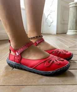 AL Meadow Strap Adjustable Mary Jane Flat Shoes | EN BLOOM