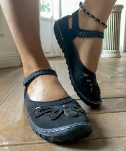 AL Meadow Strap Adjustable Mary Jane Flat Shoes | EN BLOOM