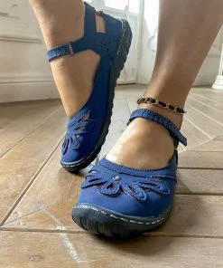 AL Meadow Strap Adjustable Mary Jane Flat Shoes | EN BLOOM