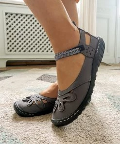 AL Meadow Strap Adjustable Mary Jane Flat Shoes | EN BLOOM