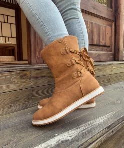 AL New In Shoes En Bloom | Chestnut Cristiana Ankle Shearling Boot