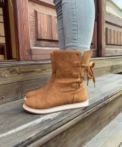 AL New In Shoes En Bloom | Chestnut Cristiana Ankle Shearling Boot