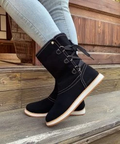 AL En Bloom | Black Cristiana Ankle Shearling Boot 13 AL En Bloom | Black Cristiana Ankle Shearling Boot