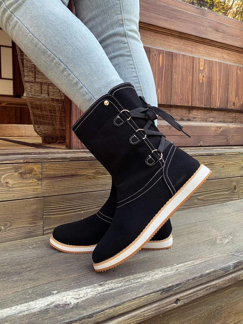 AL En Bloom | Black Cristiana Ankle Shearling Boot 4 AL En Bloom | Black Cristiana Ankle Shearling Boot