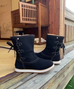 AL En Bloom | Black Cristiana Ankle Shearling Boot 17 AL En Bloom | Black Cristiana Ankle Shearling Boot