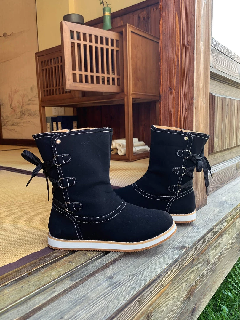 AL En Bloom | Black Cristiana Ankle Shearling Boot 8 AL En Bloom | Black Cristiana Ankle Shearling Boot