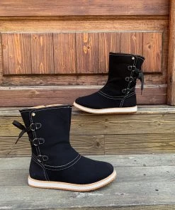 AL En Bloom | Black Cristiana Ankle Shearling Boot 18 AL En Bloom | Black Cristiana Ankle Shearling Boot