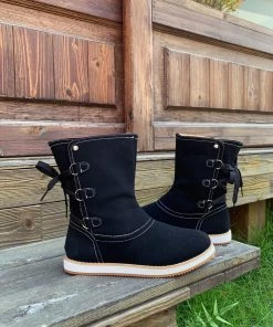 AL En Bloom | Black Cristiana Ankle Shearling Boot 19 AL En Bloom | Black Cristiana Ankle Shearling Boot