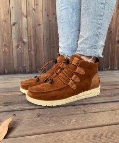 HYHE En Bloom | NIRVANA Chestnut Bungee Lace-Up Sneaker New In Shoes