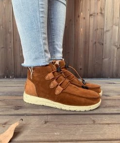 HYHE En Bloom | NIRVANA Chestnut Bungee Lace-Up Sneaker New In Shoes