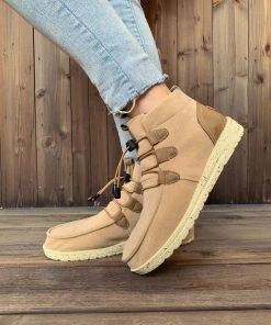 HYHE En Bloom | NIRVANA Beige Bungee Lace-Up Casual Sneaker New In Shoes