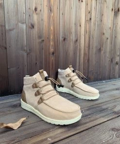 HYHE En Bloom | NIRVANA Beige Bungee Lace-Up Casual Sneaker New In Shoes