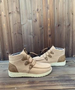 HYHE En Bloom | NIRVANA Beige Bungee Lace-Up Casual Sneaker New In Shoes