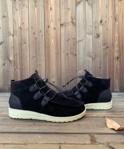 HYHE New In Shoes En Bloom | NIRVANA Black Bungee Lace-Up Casual Sneaker