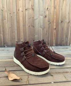 HYHE New In Shoes En Bloom | NIRVANA Coffee Bungee Lace-Up Sneaker Boot