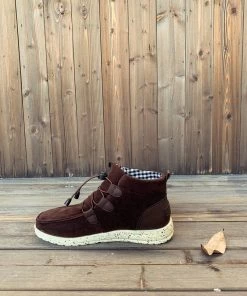 HYHE New In Shoes En Bloom | NIRVANA Coffee Bungee Lace-Up Sneaker Boot