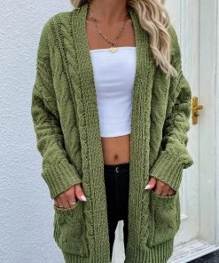 MY New In Clothing Smaibulun | JEMIMA Knit Cardigan - Green