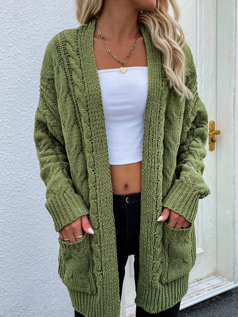 MY New In Clothing Smaibulun | JEMIMA Knit Cardigan - Green 2 MY New In Clothing Smaibulun | JEMIMA Knit Cardigan - Green