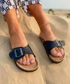 Single-Buckle Sliders Slide Sandals - Maibulun New In Shoes