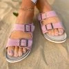 Double-Buckle-up Cushioned Footbed Sandals - Maibulun New In Shoes
