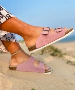 Double-Buckle-up Cushioned Footbed Sandals - Maibulun New In Shoes