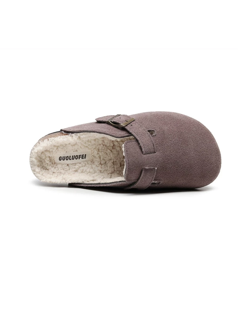 GLF Maibulun | Buckle Suede Fleece Insole Clogs 18 GLF Maibulun | Buckle Suede Fleece Insole Clogs