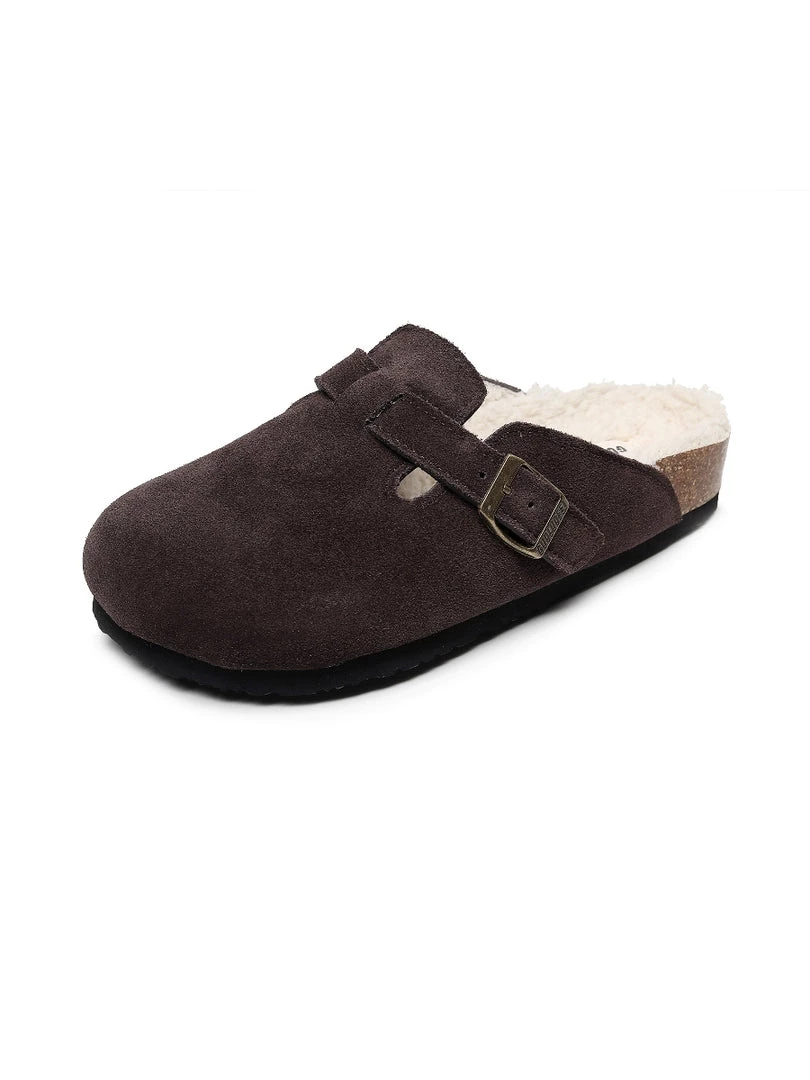 GLF Maibulun | Buckle Suede Fleece Insole Clogs 3 GLF Maibulun | Buckle Suede Fleece Insole Clogs