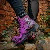 YL New In Shoes En Bloom | Halloween Theme Purple Combat Boot