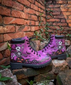YL New In Shoes En Bloom | Halloween Theme Purple Combat Boot