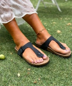 Signature T-Strap Sandals -MAIBULUN Shop Sandals