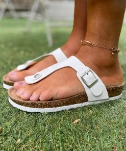 Signature T-Strap Sandals -MAIBULUN Shop Sandals