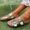 Croc Double-Buckle-up Sandals - Maibulun New In Shoes