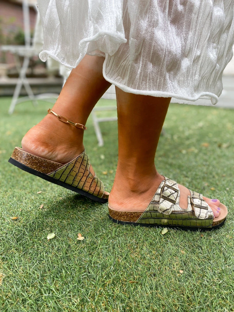 Croc Double-Buckle-up Sandals - Maibulun New In Shoes 4 Croc Double-Buckle-up Sandals - Maibulun New In Shoes