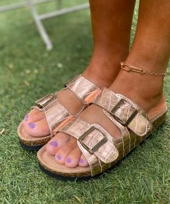 Croc Double-Buckle-up Sandals - Maibulun New In Shoes 12 Croc Double-Buckle-up Sandals - Maibulun New In Shoes