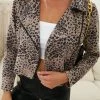 YBL Smaibulun | Leopard Print Moto Jacket New In Clothing
