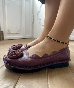 XR Rose Bow Head-Accent Loafers - Rumour Has It Shop Loafer