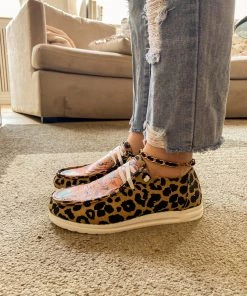HYHE EN BLOOM | Fixed-Lace Boat Shoes -Leopard New In Shoes