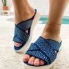 HYHE Cross-Strap Knitted Sandals Comfortable Slide Shoes - EN BLOOM