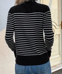 MY New In Clothing Smaibulun | Black Stripe Turtleneck Knit Top 10 MY New In Clothing Smaibulun | Black Stripe Turtleneck Knit Top