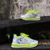 YL New In Shoes En Bloom | Neon Color Font Print Sneaker - Green