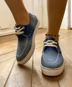 AL Denim Range Sneakers Boat Shoes | En Bloom