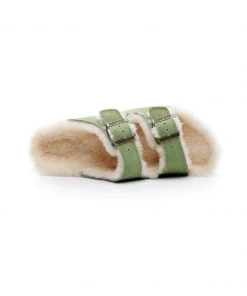 GLF Maibulun | Dual-Strap Wool-Lined Suede Sandal