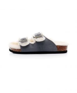 GLF Maibulun | Dual-Strap Wool-Lined Suede Sandal